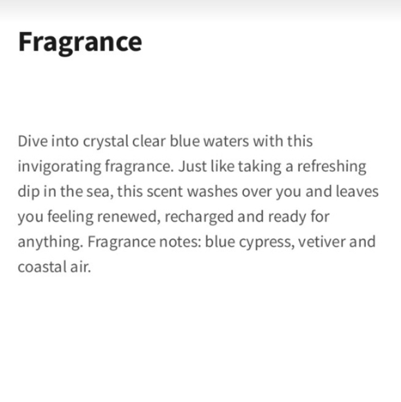 Bath & Body Works Ocean Anti-Bacterial Hand Gel - Deep Blue - Picture 2 of 3